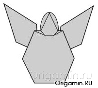 Ангел оригами