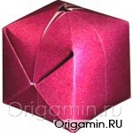 Бомбочка оригами