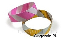 Браслет оригами