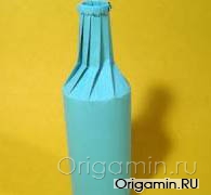 Бутылка оригами