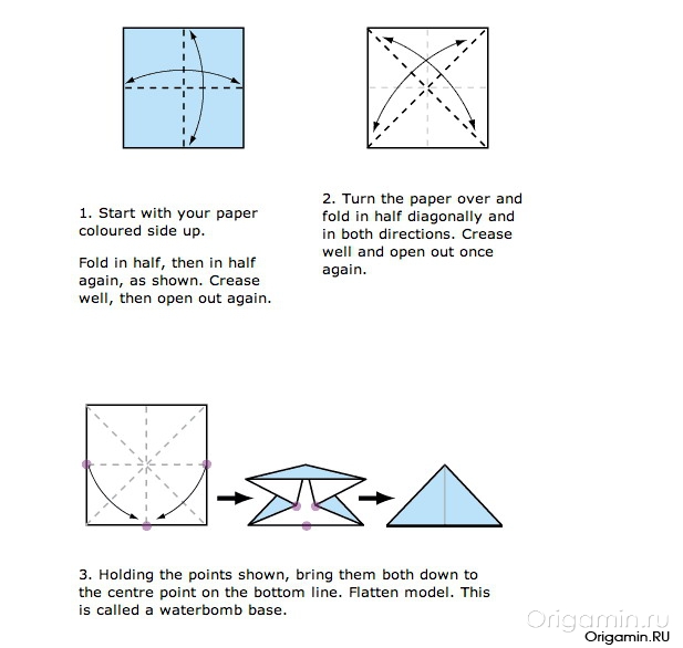 Лилия оригами из бумаги схемы поэтапно