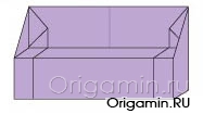 Диван оригами