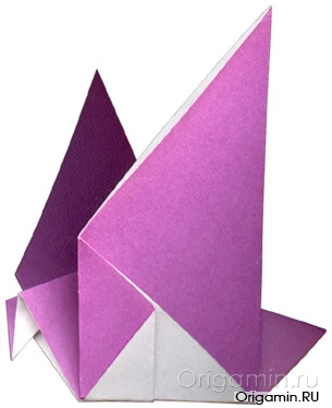 Голубь оригами