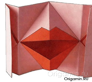 Губы оригами