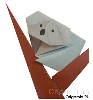 оригами коала