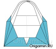 Корзинка оригами