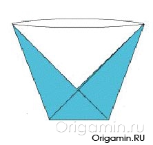 Кружка оригами