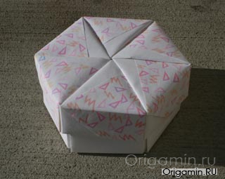 Шкатулка оригами