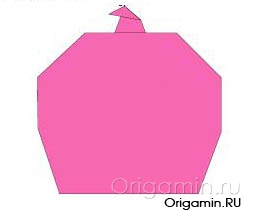 Яблоко оригами