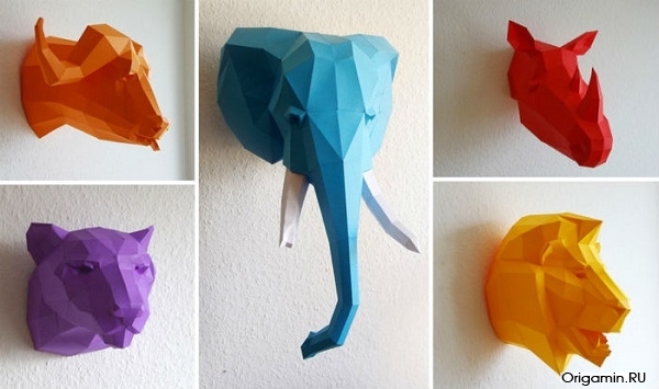 Животные от немецкого оригамиста