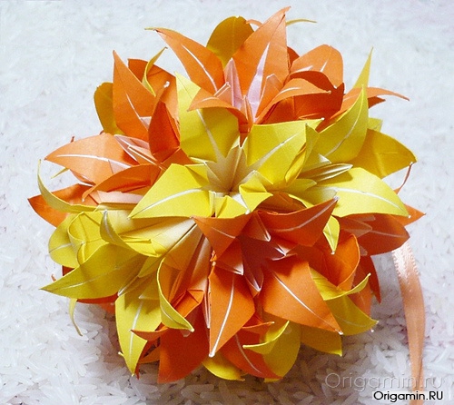 цветы из бумаги
