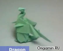 как сделать дракона из бумаги