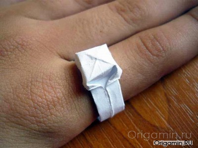 Кольцо оригами