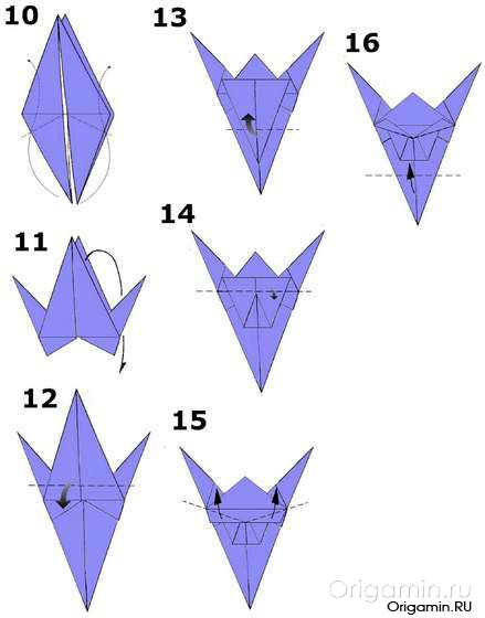 оригами маска