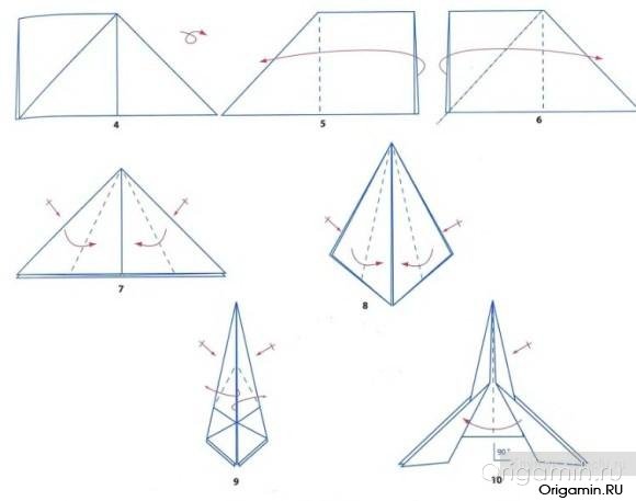 ракета из бумаги