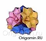 схема оригами шара