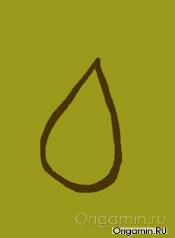 условные обозначения из бумаги