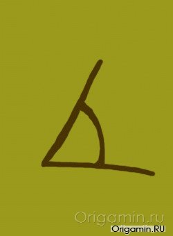 условные обозначения из бумаги