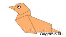 Утка оригами