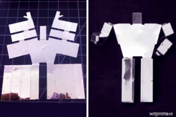 Самоскладывающийся оригами-робот