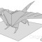 оригами дракон из бумаги