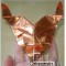 оригами маска из бумаги