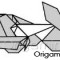 оригами мотоцикл из бумаги