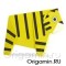 оригами тигр из бумаги