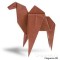 оригами верблюд из бумаги