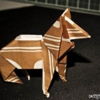 Оригами овчарки