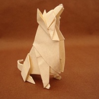 Оригами Хатико